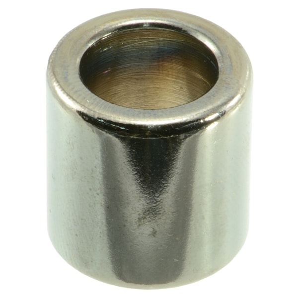 Midwest Fastener Round Spacer, Black Chrome Steel, 3/4 in Overall Lg, 1/2 in Inside Dia, 3 PK 34093 - main